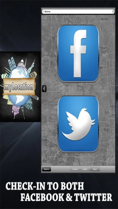 myLocation Status Updater GPS应用截图