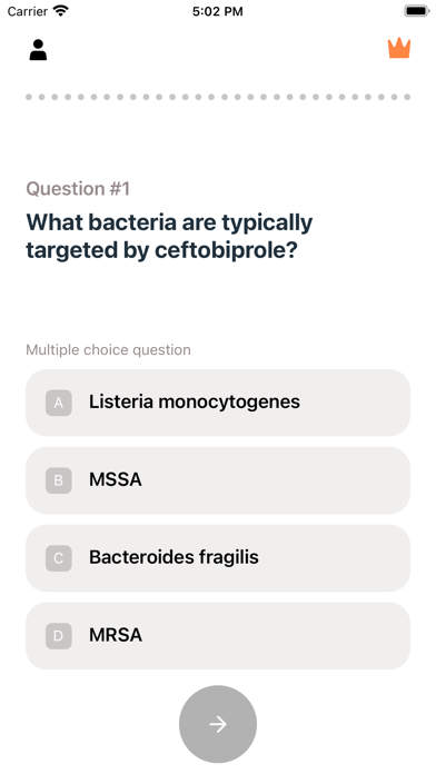 Antibiotics & Bacteria Quizzes Screenshots