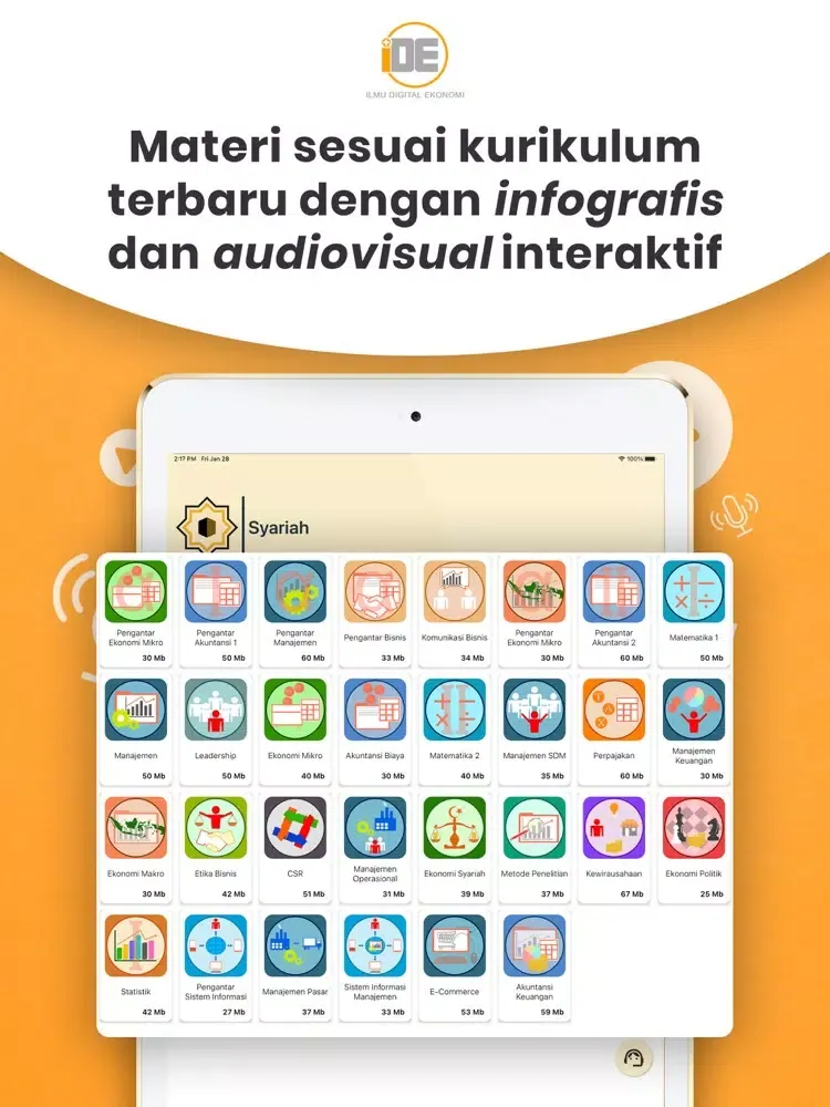 IDE Syariah iPad  स्क्रीनशॉट