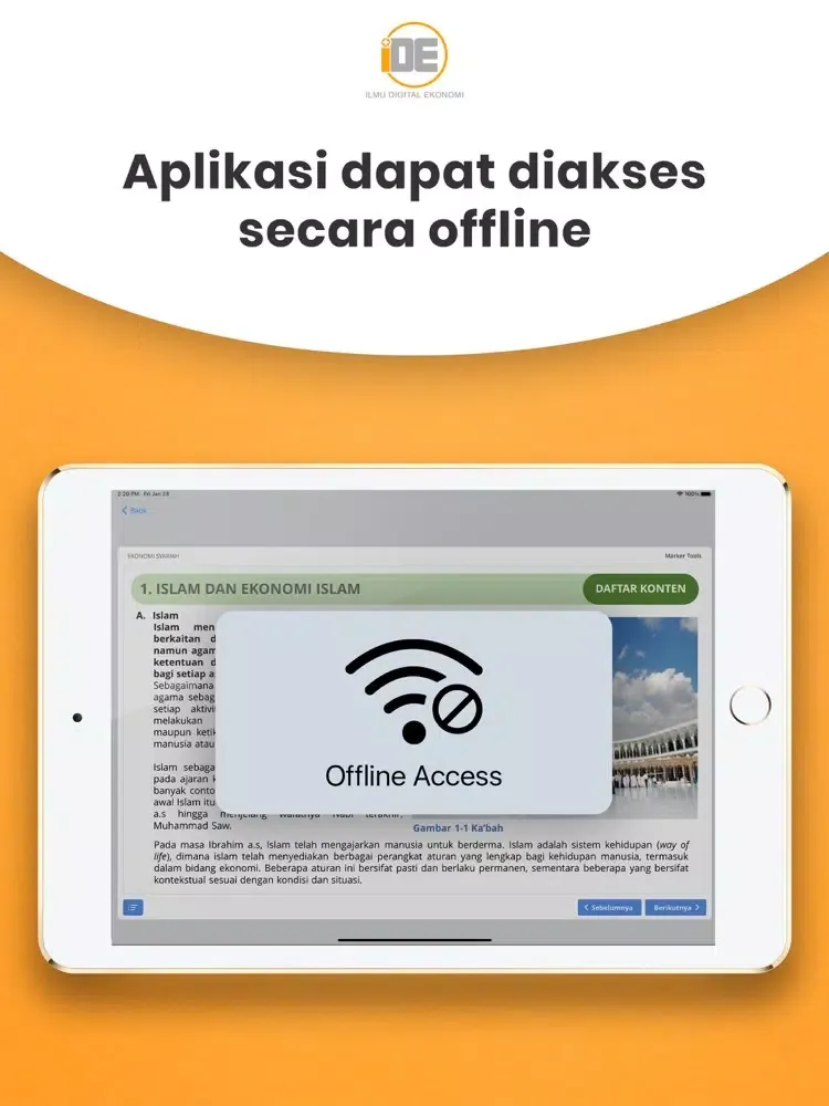 IDE Syariah iPad  स्क्रीनशॉट