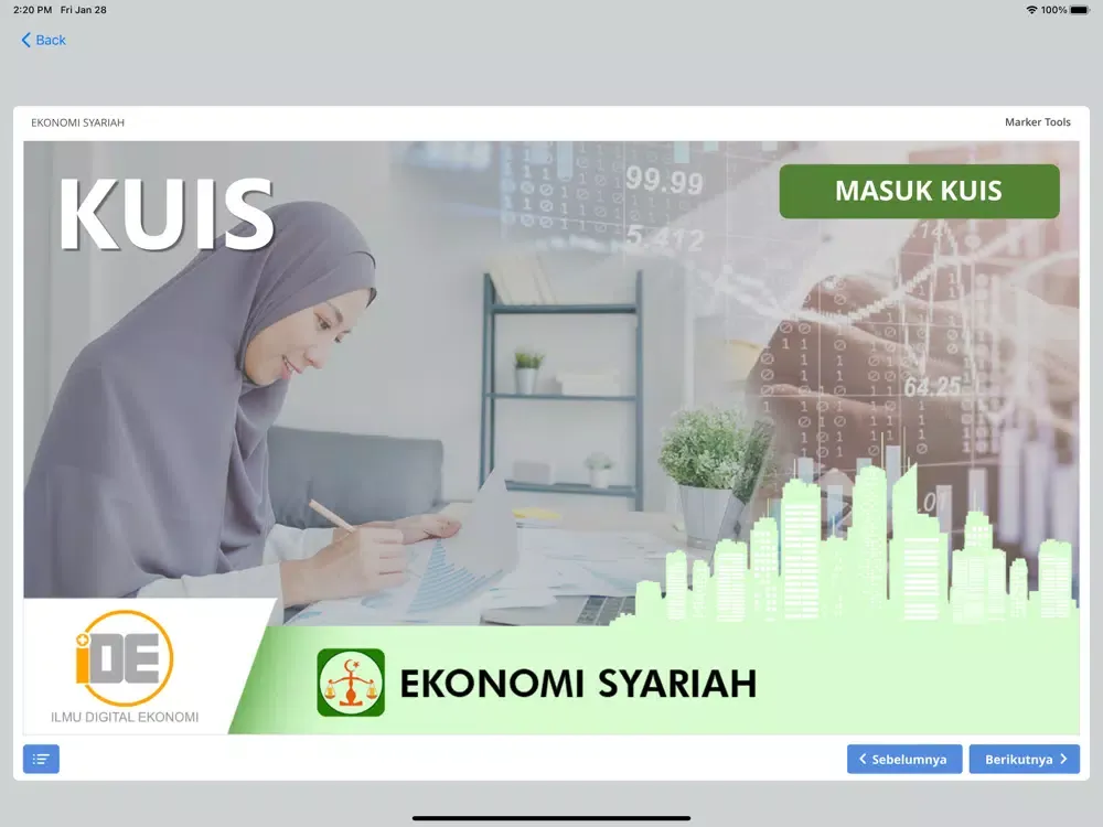 IDE Syariah iPad  स्क्रीनशॉट