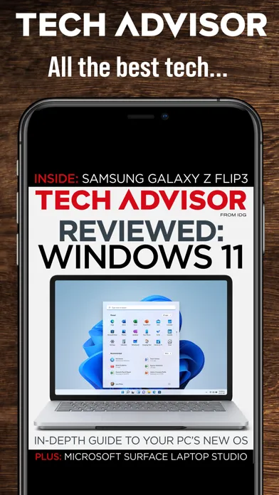Zrzuty ekranu Tech Advisor Magazine