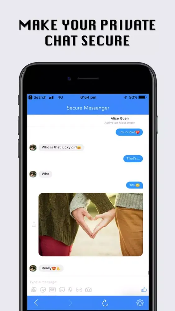 Secure Messenger for Facebook Screenshots
