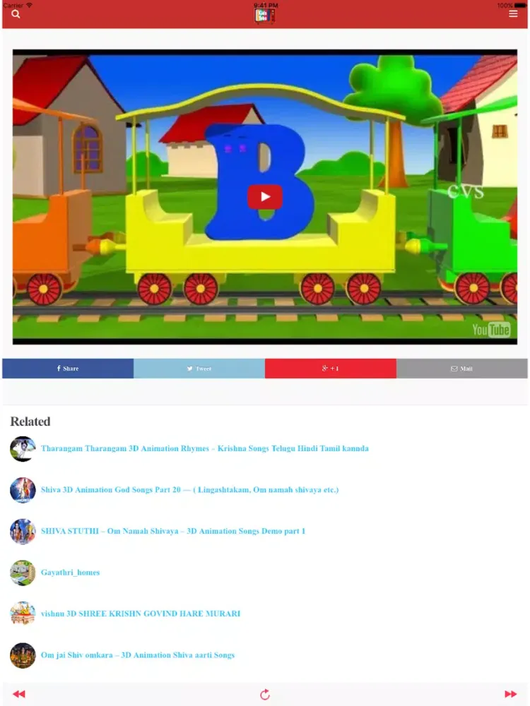 Kids Tube: Best Kids Channels for YouTube iPad  Screenshots