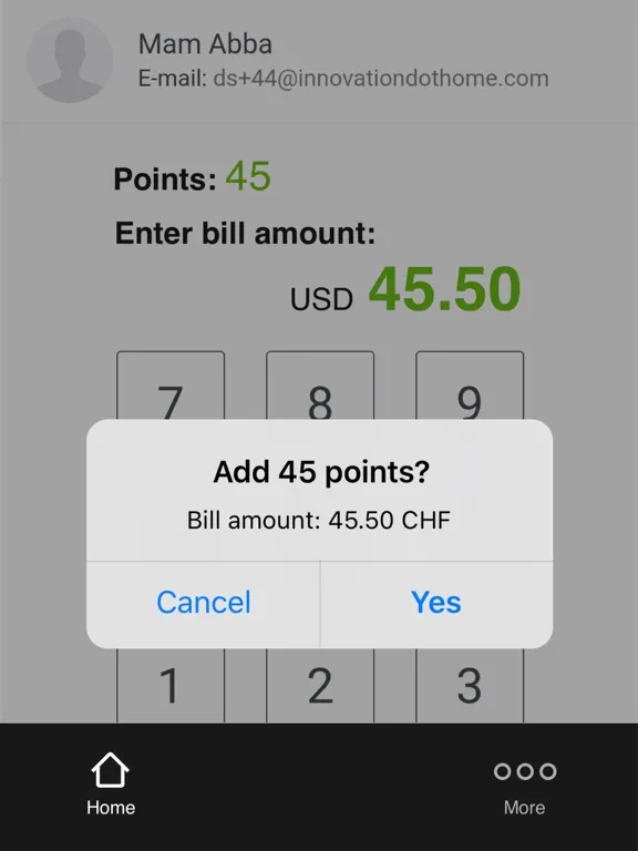 Admin App Client Card iPad  Screenshots