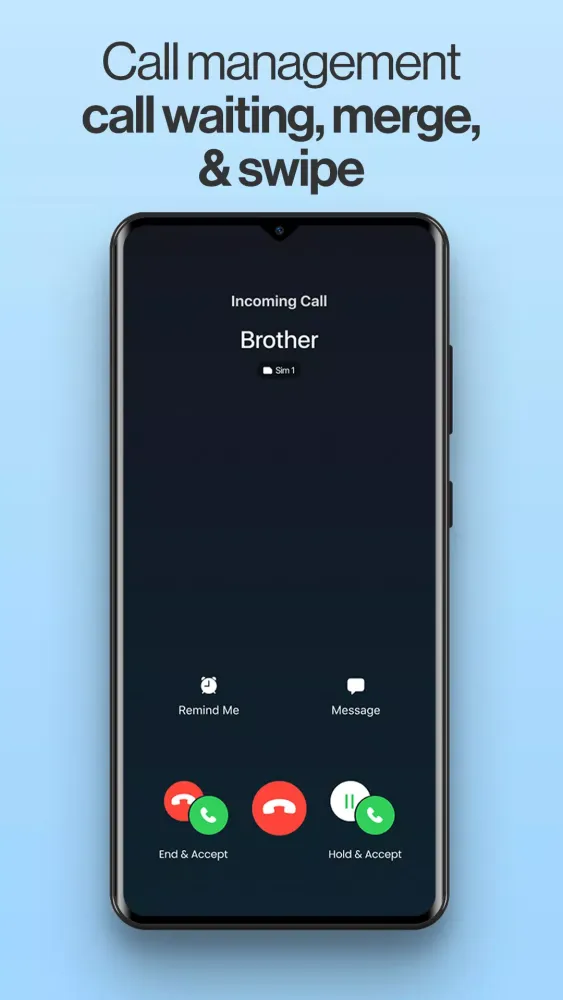 Captures d'écran de Phone Call Dialer App