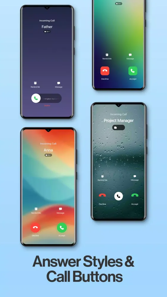 Captures d'écran de Phone Call Dialer App