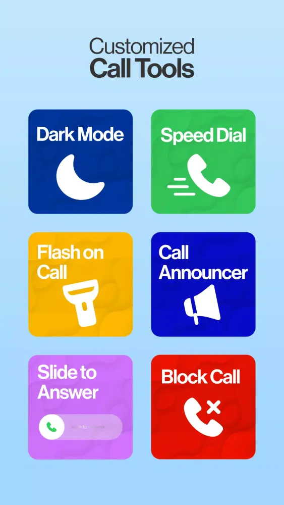 Captures d'écran de Phone Call Dialer App