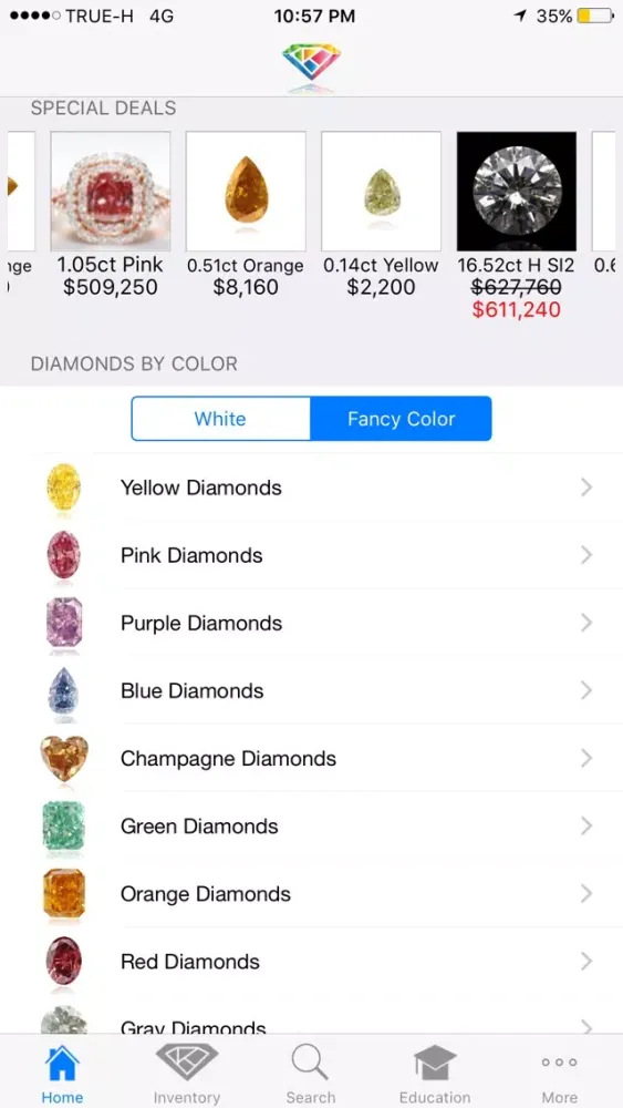 Zrzuty ekranu Kashi Investment Diamonds