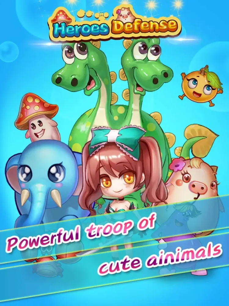 Ảnh chụp màn hình của Heroes Defense:Fruit Saga iPad 