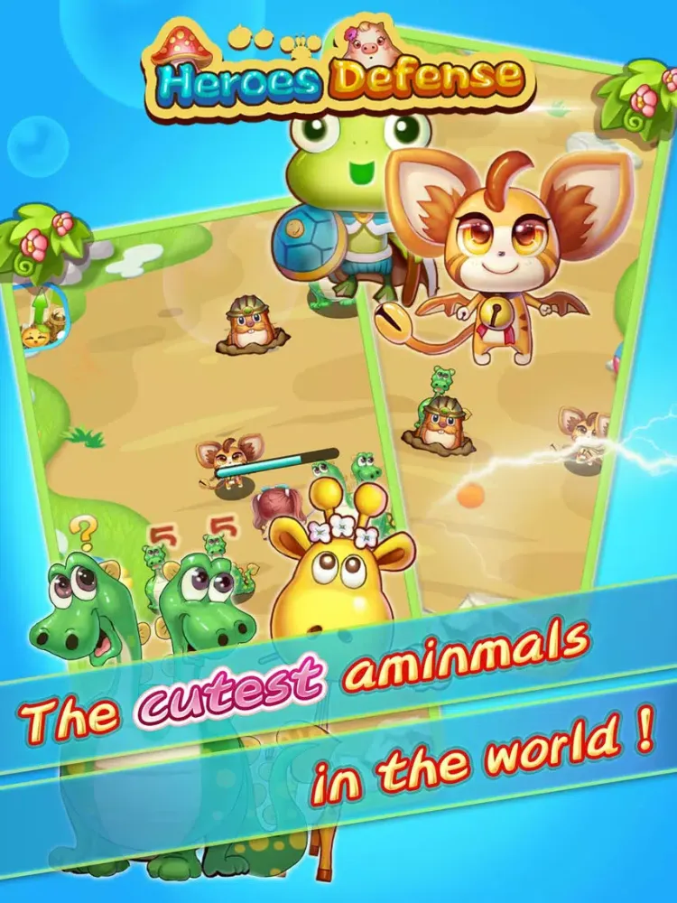 Ảnh chụp màn hình của Heroes Defense:Fruit Saga iPad 