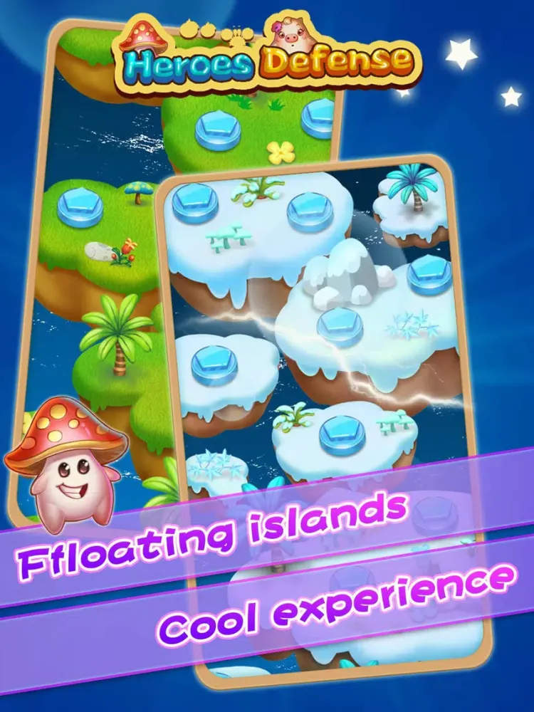 Ảnh chụp màn hình của Heroes Defense:Fruit Saga iPad 