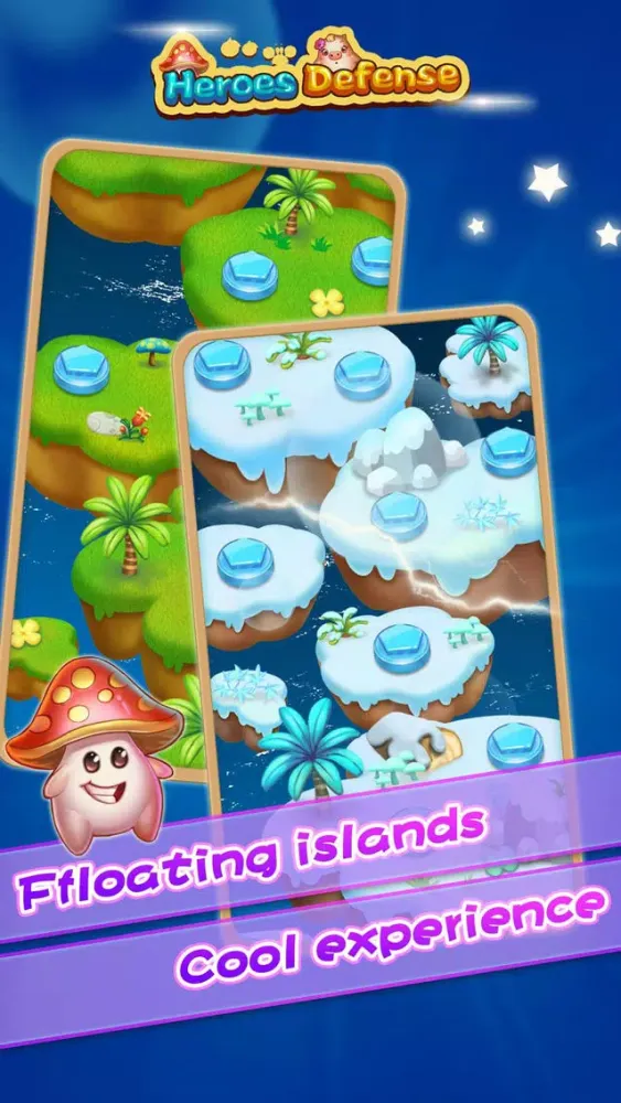 Ảnh chụp màn hình của Heroes Defense:Fruit Saga