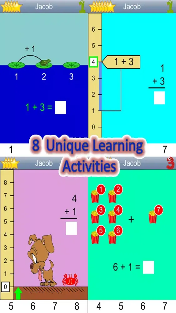 Kindergarten Addition (Math for PreK, Preschool, and Kindergarten Kids) Screenshots