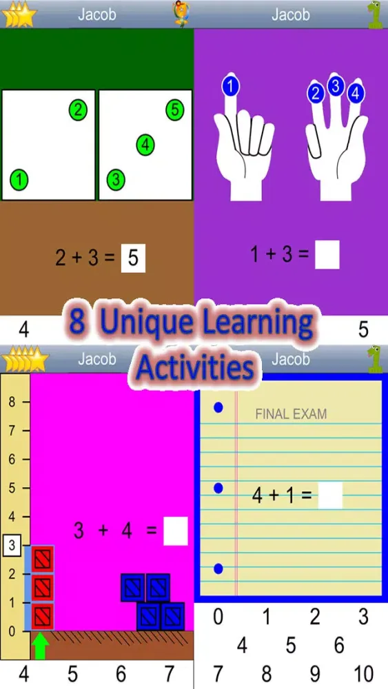 Kindergarten Addition (Math for PreK, Preschool, and Kindergarten Kids) Screenshots