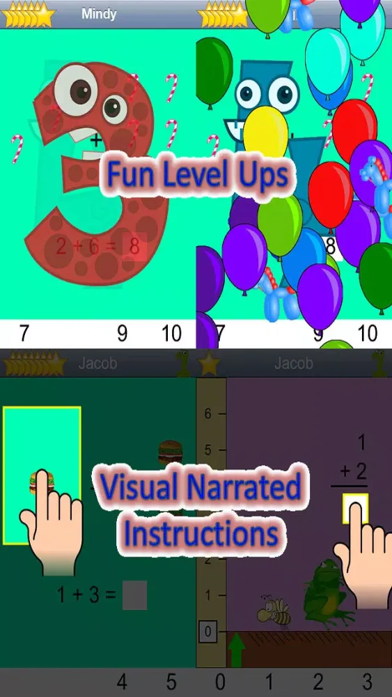 Kindergarten Addition (Math for PreK, Preschool, and Kindergarten Kids) Screenshots