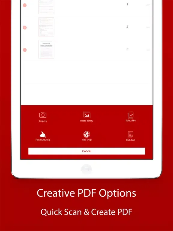 Tangkapan layar PDF Maker Pro:Splitter,Merger iPad 