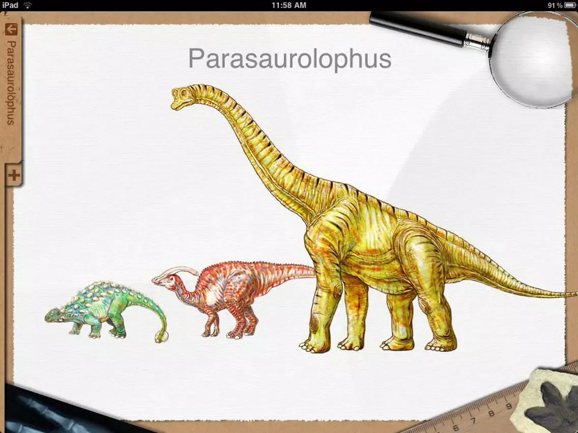 Dinosaur Book HD: iDinobook iPad  Screenshots