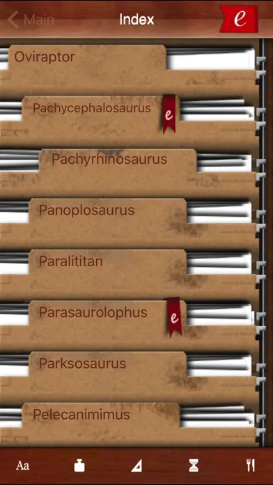 Capturas de tela do Dinosaur Book Lite: iDinobook