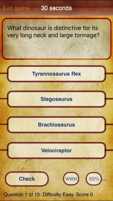 Capturas de tela do Dinosaur Book Lite: iDinobook