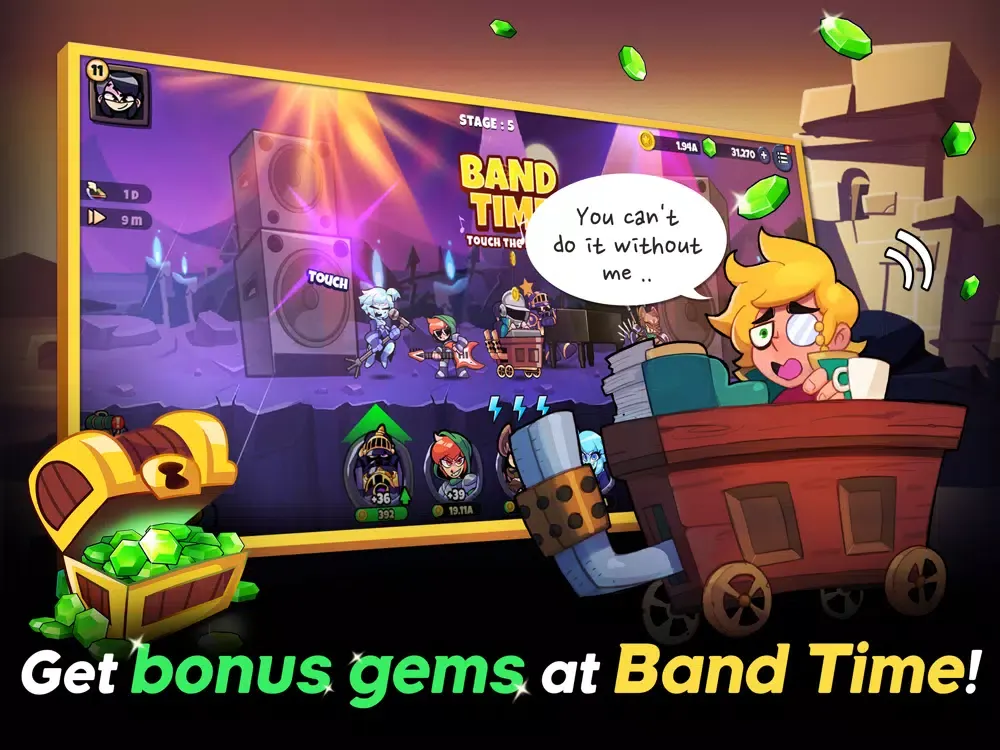Captures d'écran de Band of Heroes IDLE RPG iPad 
