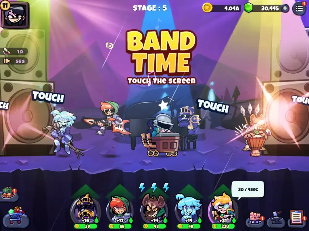 Captures d'écran de Band of Heroes IDLE RPG iPad 