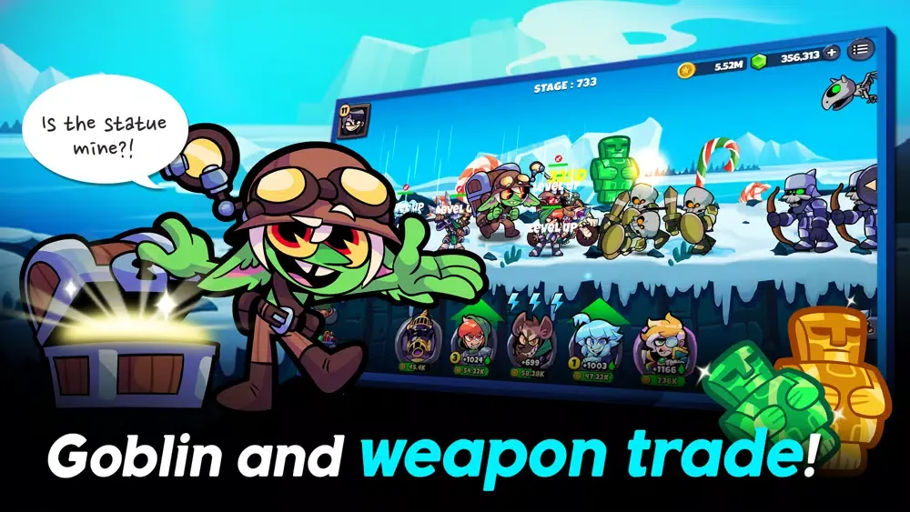 Captures d'écran de Band of Heroes IDLE RPG