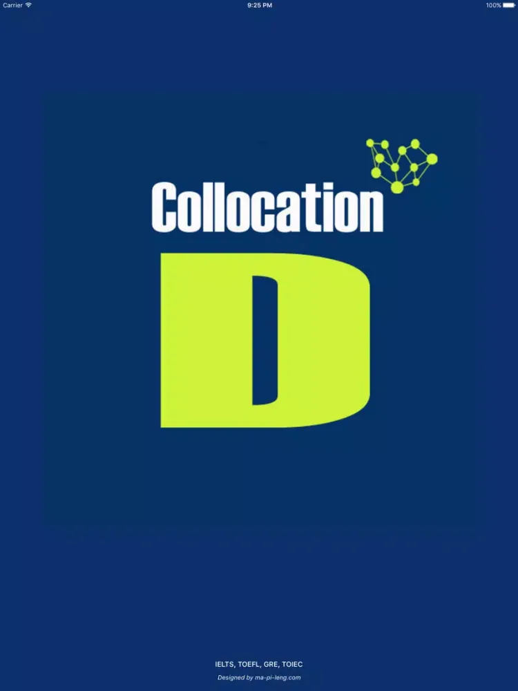 English Collocation Dictionary iPad  स्क्रीनशॉट