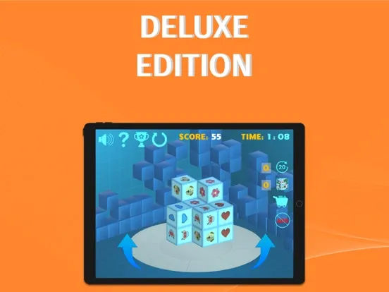 Tangkapan layar Mahjong 3D Cube Deluxe Game iPad 