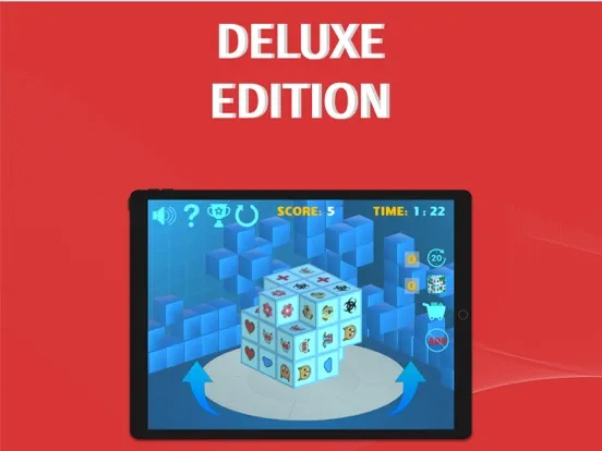 Tangkapan layar Mahjong 3D Cube Deluxe Game iPad 