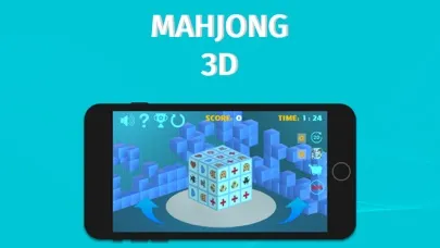 Tangkapan layar Mahjong 3D Cube Deluxe Game