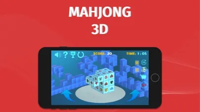 Tangkapan layar Mahjong 3D Cube Deluxe Game