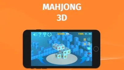 Tangkapan layar Mahjong 3D Cube Deluxe Game