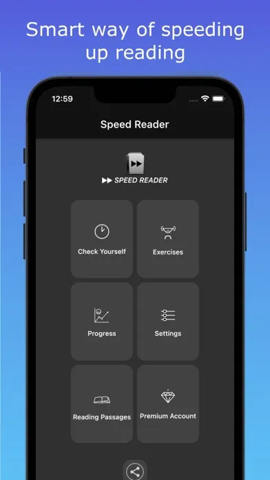 Ảnh chụp màn hình của Speed Reading with Exercises
