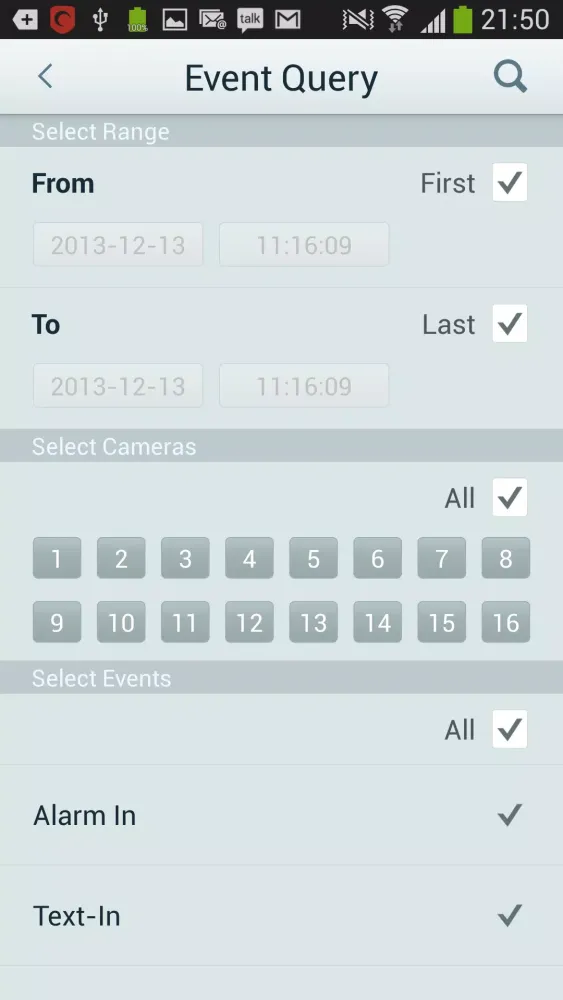 RAS Mobile Screenshots