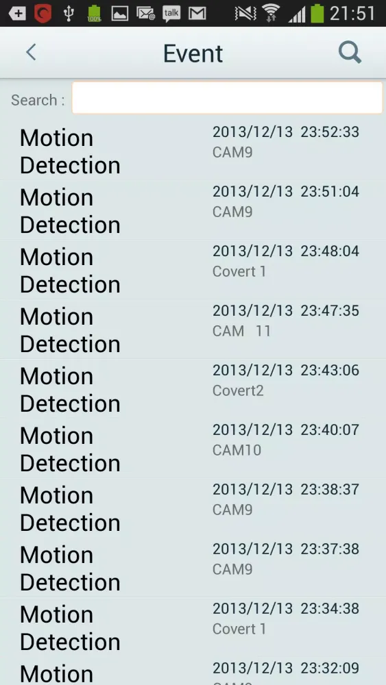 RAS Mobile Screenshots