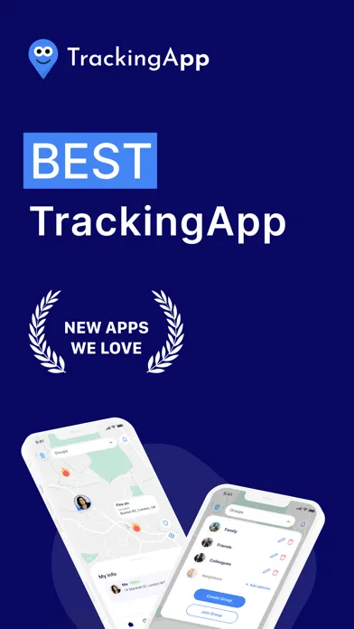 Tangkapan skrin TrackingApp.com