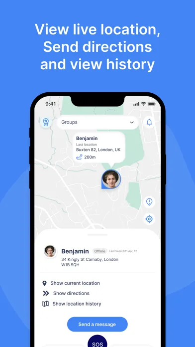 Tangkapan skrin TrackingApp.com