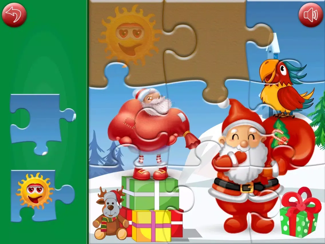 Capturas de tela do Amazing Santa jigsaw puzzle - free kids games iPad 