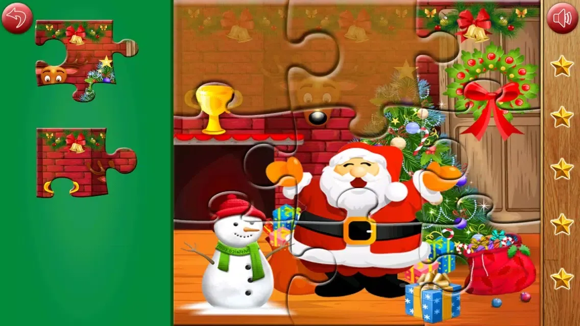 Capturas de tela do Amazing Santa jigsaw puzzle - free kids games