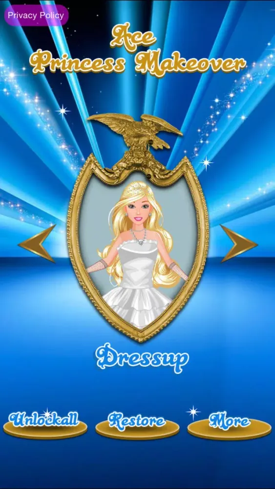 Tangkapan layar Ace Princess Makeover, Spa ,Dressup free Girls Games