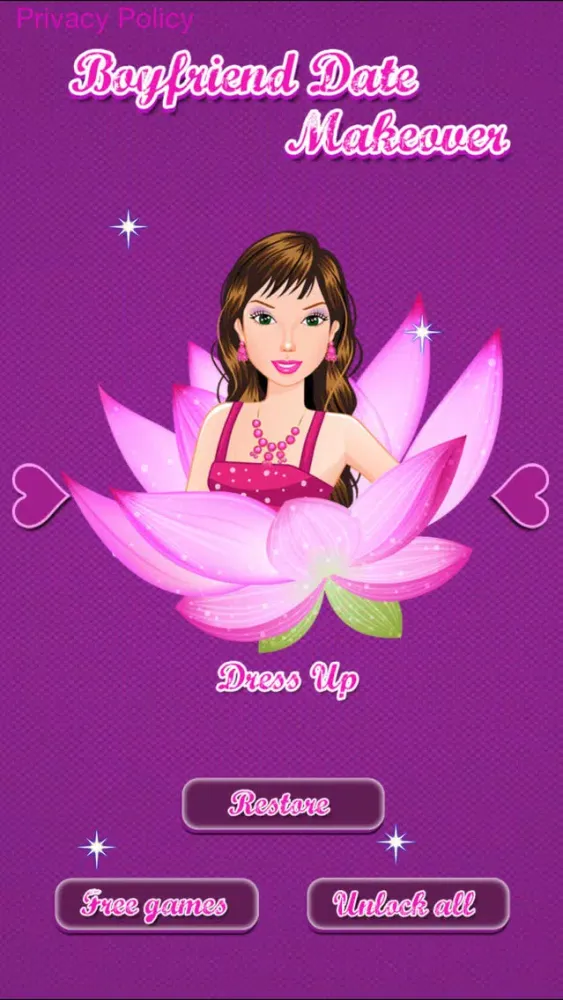 BoyFriend date Makeover & Dress up & Spa Free girls Games.應用截圖