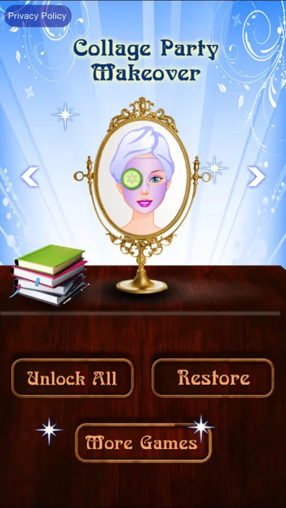 Capturas de tela do Collage Party Makeover ,Spa , Dressup free girls games