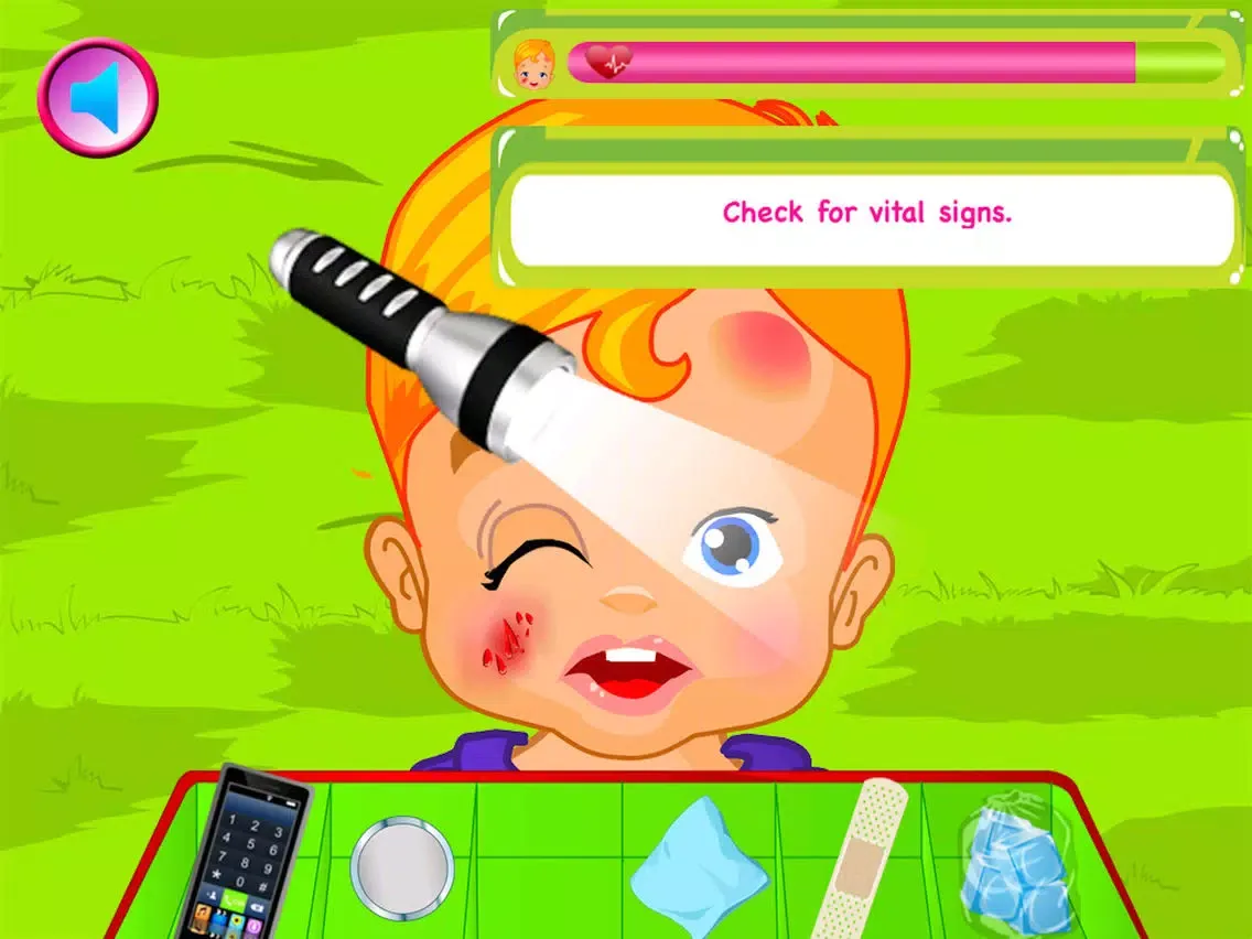 First Aid Kit - care,home doctor Hospital,free Kids Games. iPad  Screenshots