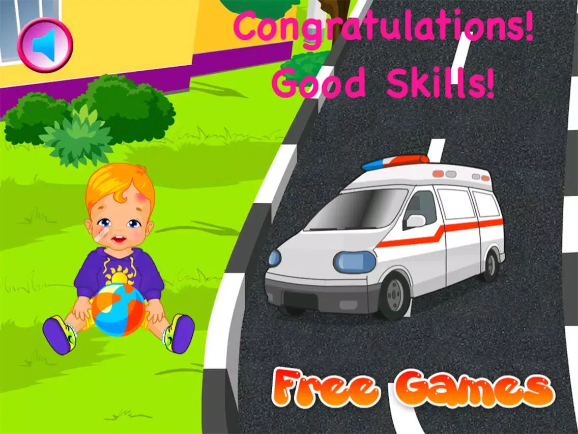 First Aid Kit - care,home doctor Hospital,free Kids Games. iPad  Screenshots