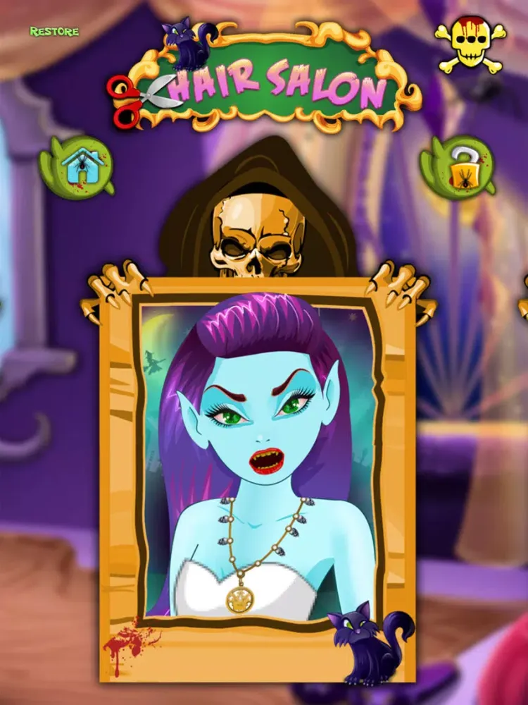 Halloween party new salon games for kids iPad  스크린샷
