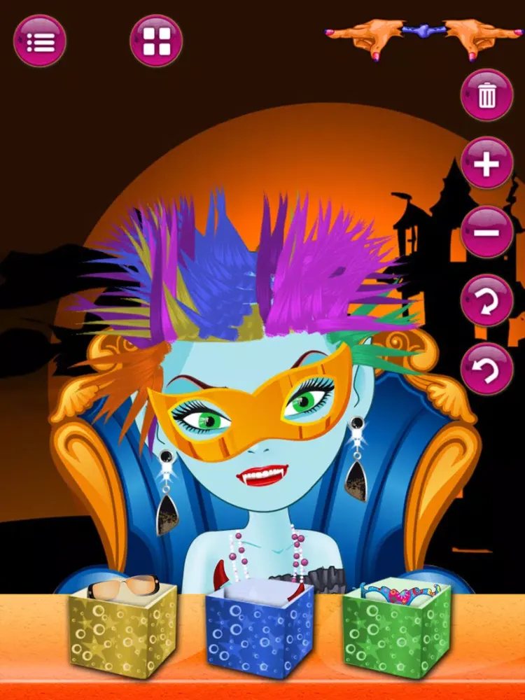 Halloween party new salon games for kids iPad  스크린샷