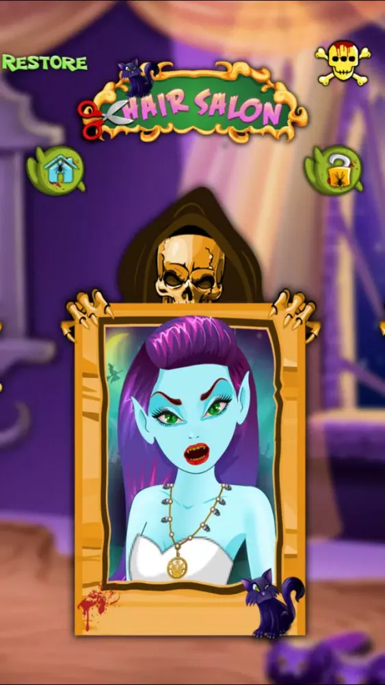 Halloween party new salon games for kids 스크린샷