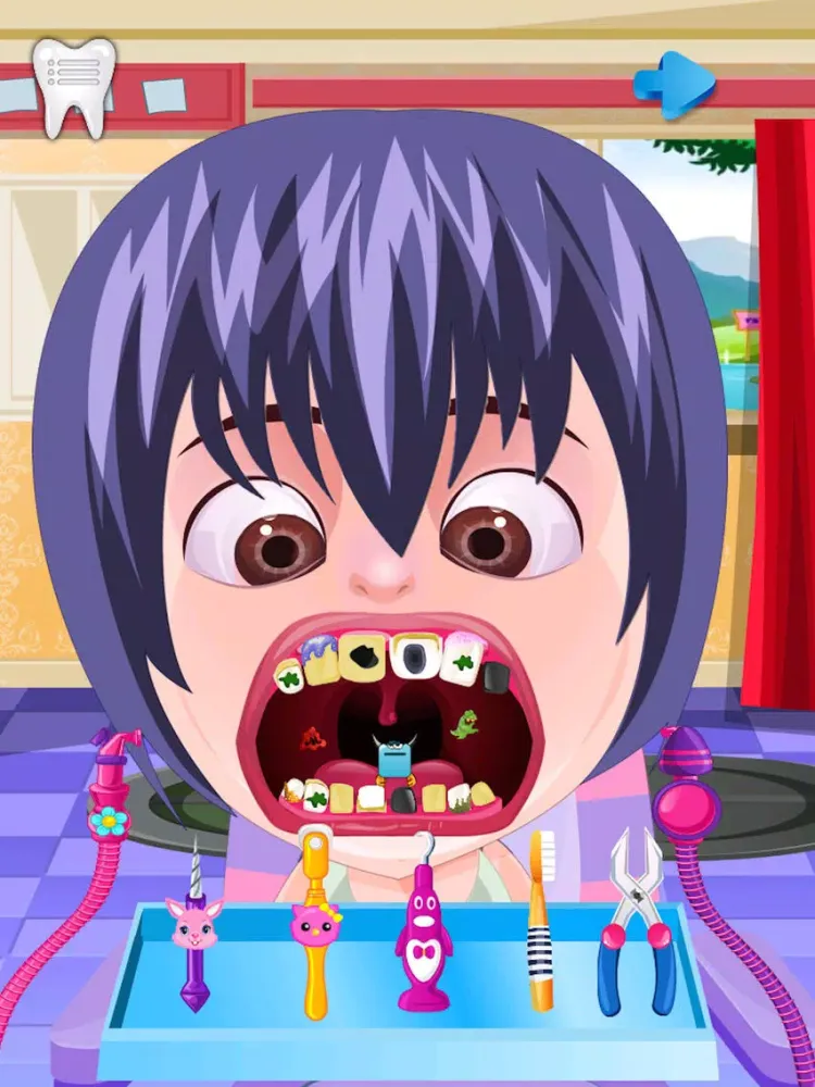 Capturas de pantalla de Kids Dentist Specialist - free kids Doctor surgery Games iPad 