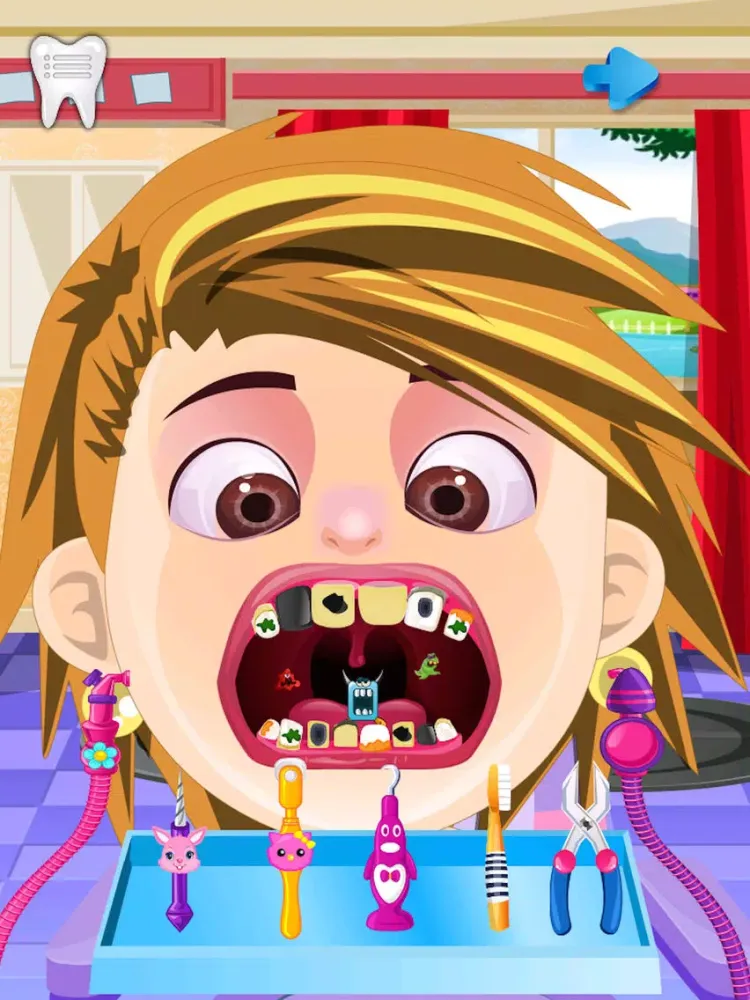 Capturas de pantalla de Kids Dentist Specialist - free kids Doctor surgery Games iPad 